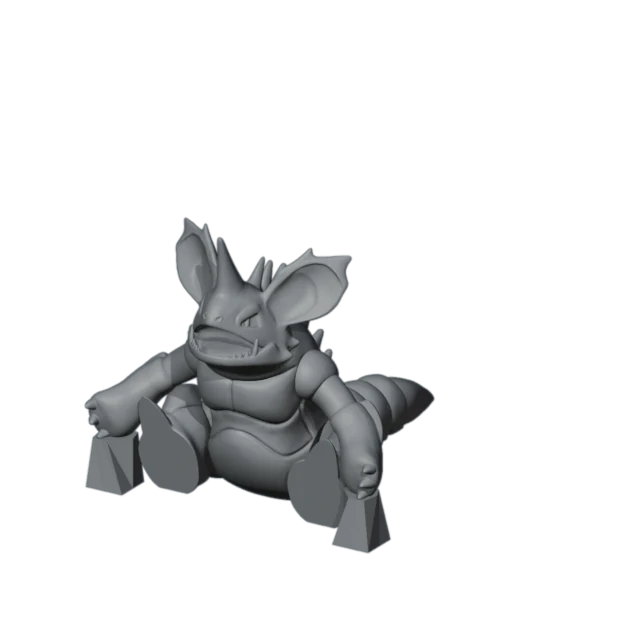 Articulating Nidoking Supported preview