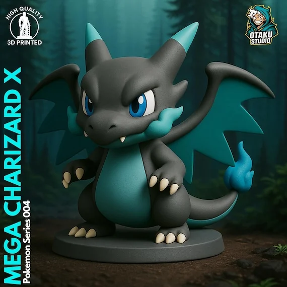 Mega Venusaur, Snorlax, Squirtle, Charmander, Bulbasaur, Eevee, Lugia and Mimikyu STL figures, cosplay Pikachu variants included