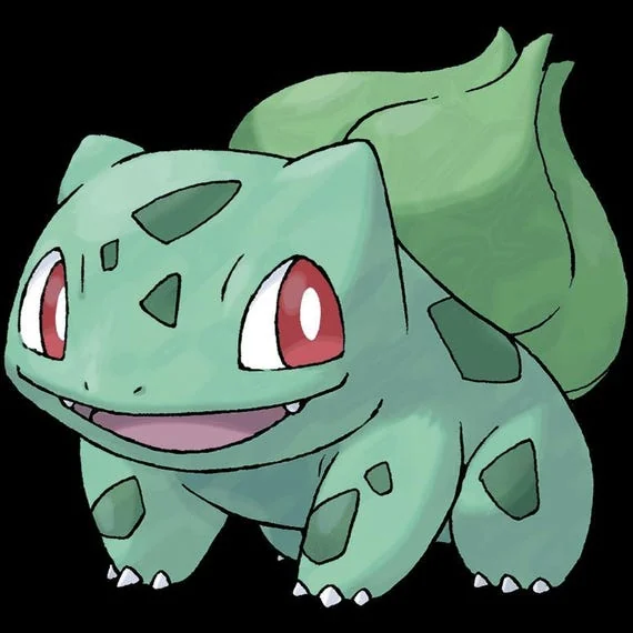 Generation 1 Kanto starter Pokemon STL grid, evolution stages preview, 3D printable models