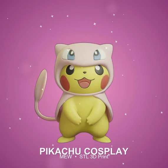 Mew Pikachu Cosplay STL