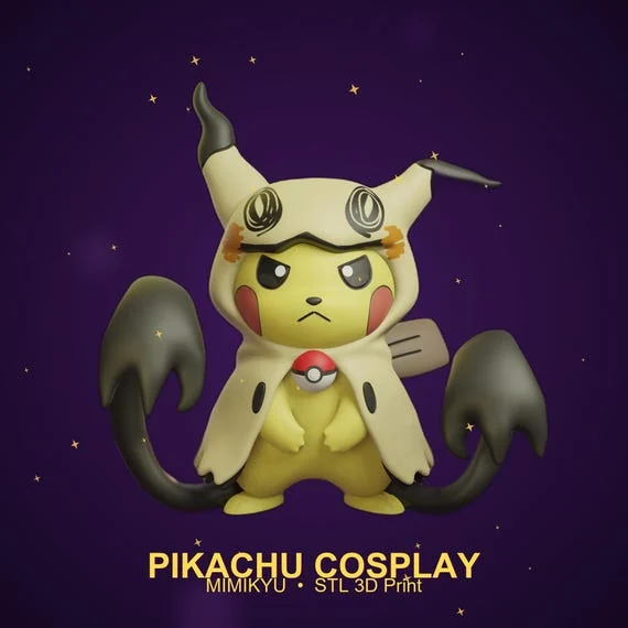 Mimikyu Pikachu Cosplay STL