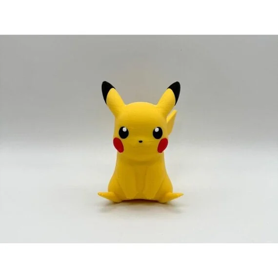 Pikachu 3D printed multicolor Pokemon STL figure